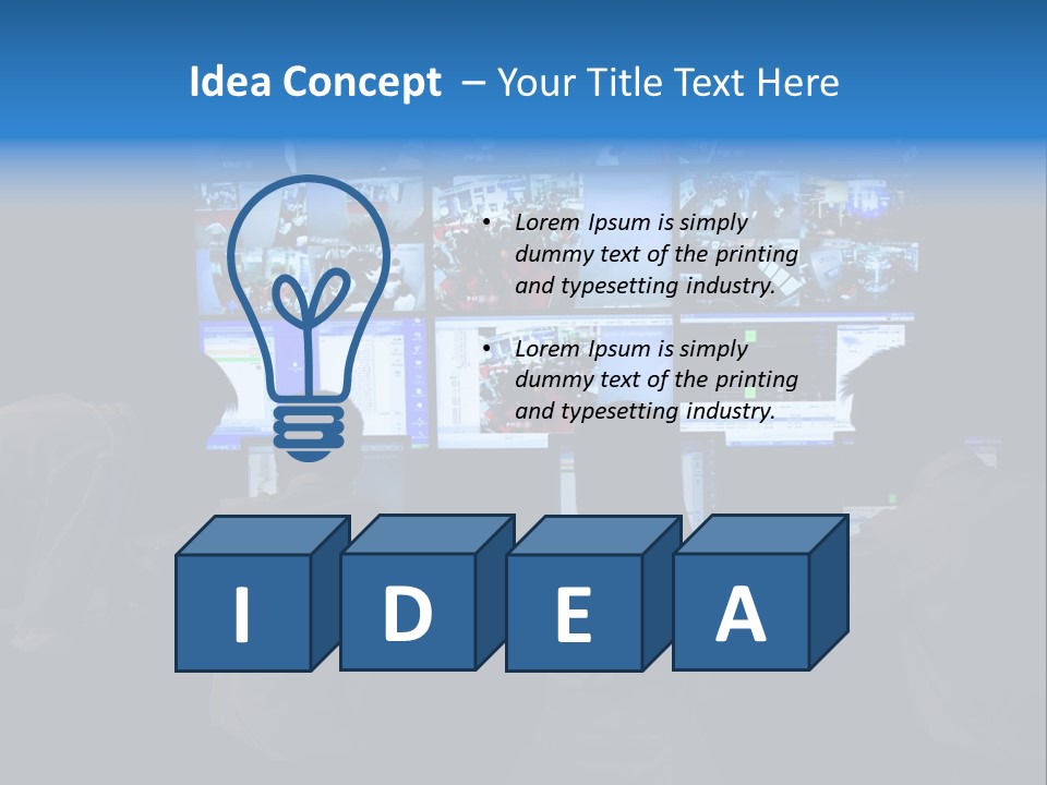 Cctv Security System With Multiple Camera Views In China PowerPoint Template