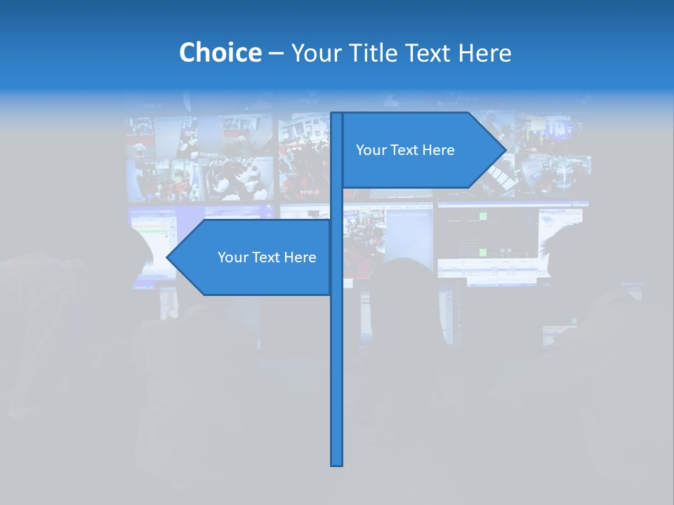 Cctv Security System With Multiple Camera Views In China PowerPoint Template