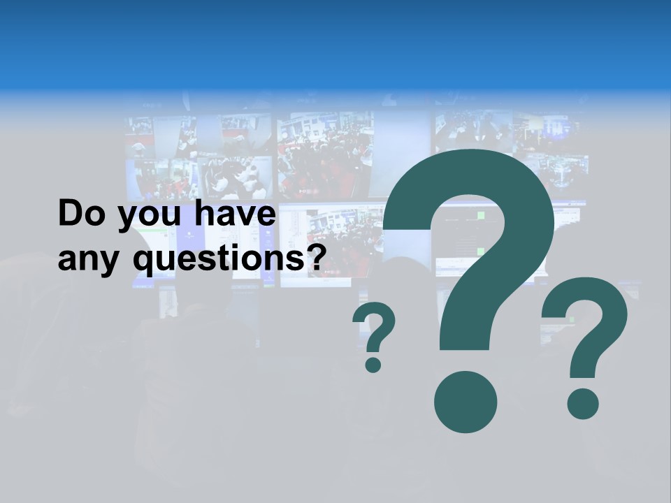 Cctv Security System With Multiple Camera Views In China PowerPoint Template