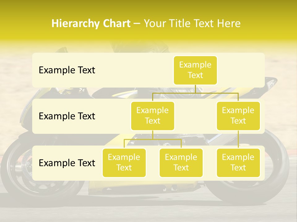 High Speed Superbike On The Circuit (All Logos And Trademarks Removed) PowerPoint Template