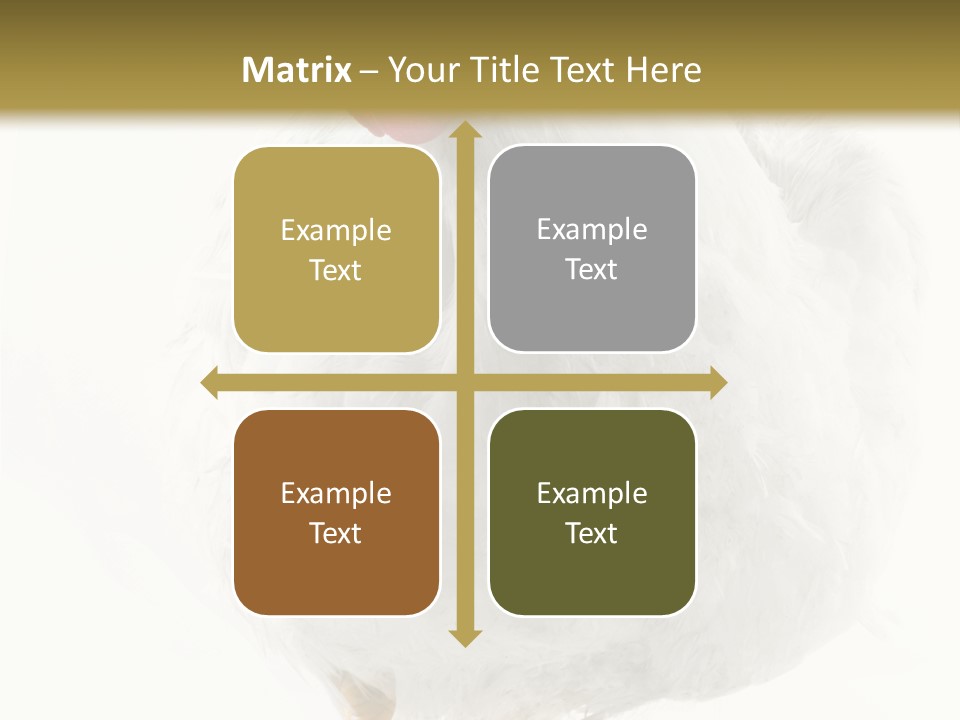 Image Of Hen Surrounded By Golden Eggs PowerPoint Template