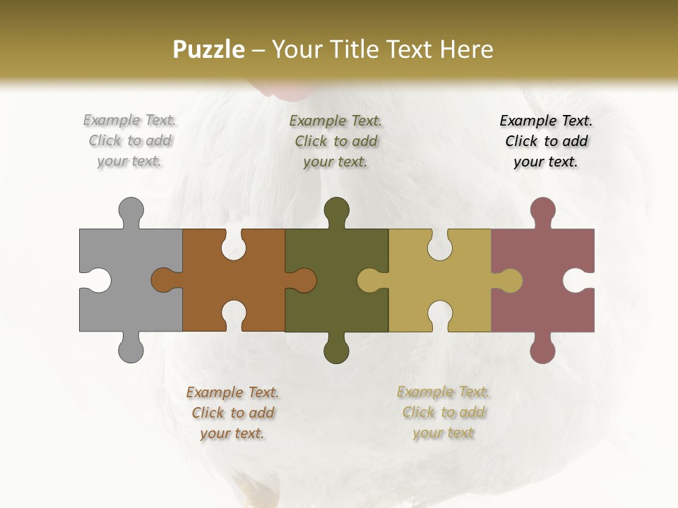 Image Of Hen Surrounded By Golden Eggs PowerPoint Template