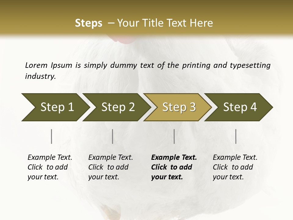 Image Of Hen Surrounded By Golden Eggs PowerPoint Template
