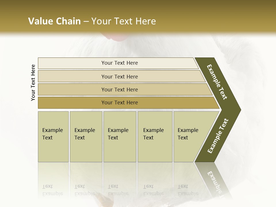 Image Of Hen Surrounded By Golden Eggs PowerPoint Template