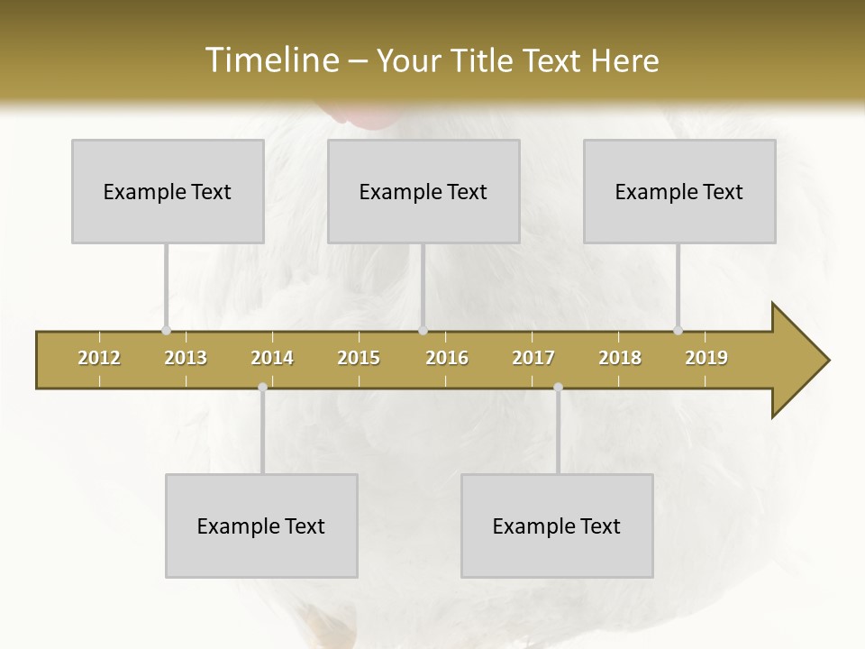 Image Of Hen Surrounded By Golden Eggs PowerPoint Template