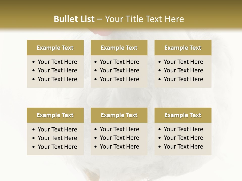 Image Of Hen Surrounded By Golden Eggs PowerPoint Template