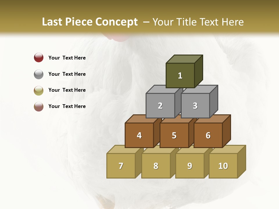 Image Of Hen Surrounded By Golden Eggs PowerPoint Template