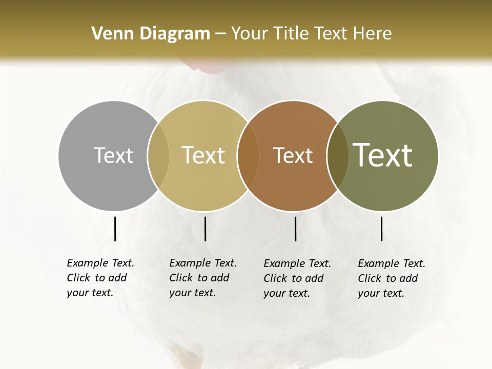 Image Of Hen Surrounded By Golden Eggs PowerPoint Template