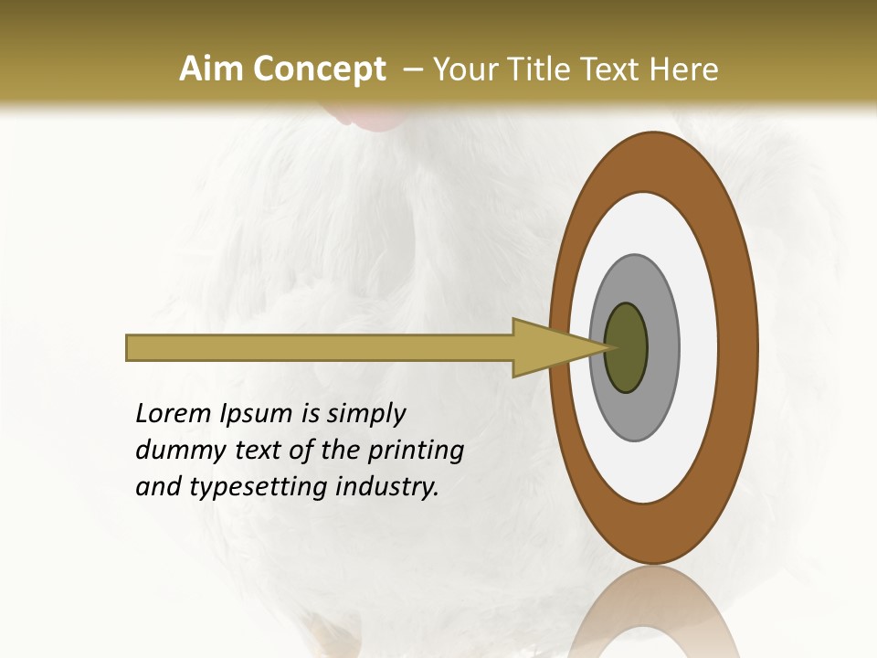 Image Of Hen Surrounded By Golden Eggs PowerPoint Template