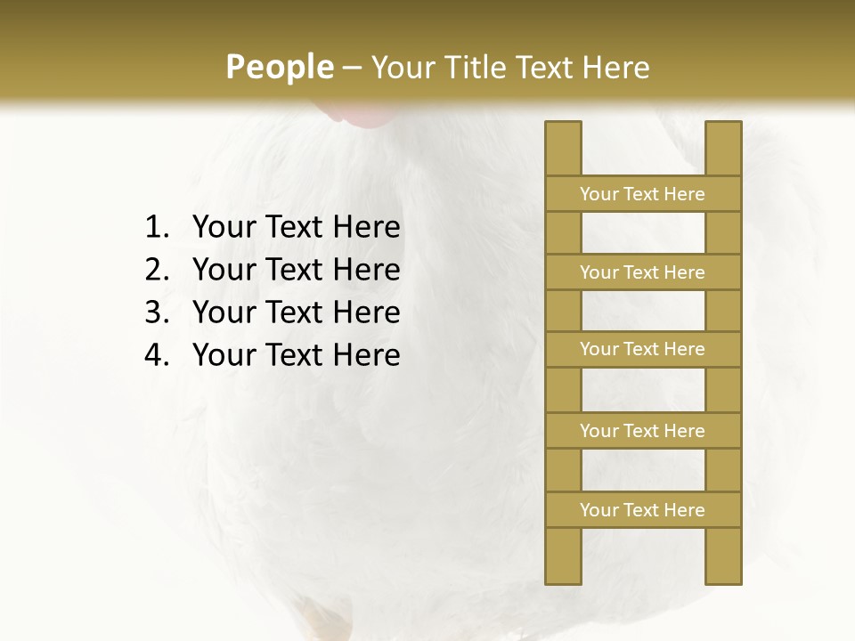 Image Of Hen Surrounded By Golden Eggs PowerPoint Template