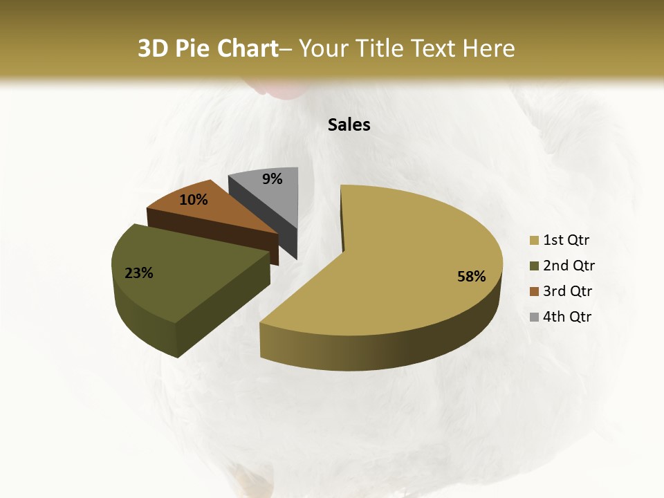 Image Of Hen Surrounded By Golden Eggs PowerPoint Template