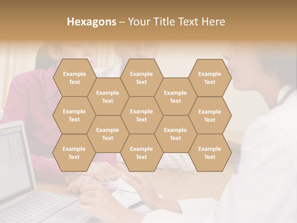 Doctor Checking Couples Details PowerPoint Template