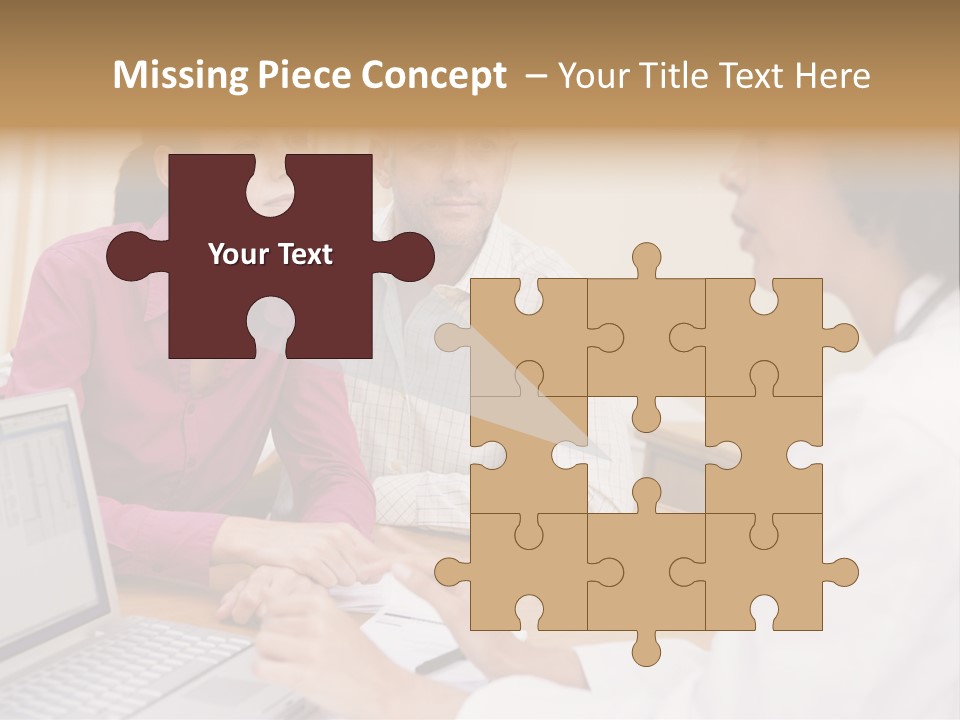 Doctor Checking Couples Details PowerPoint Template