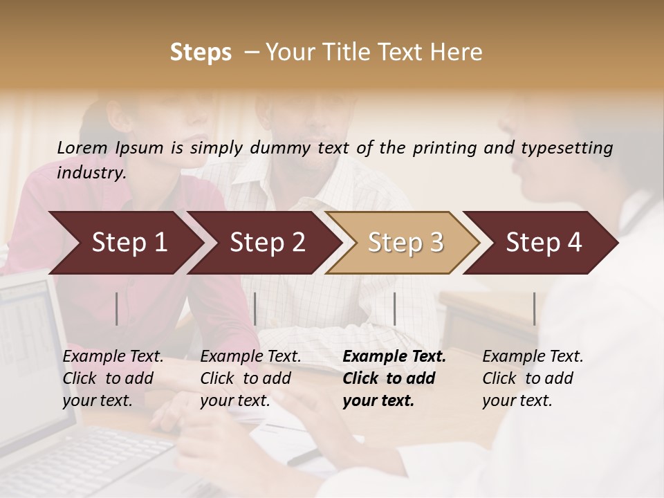 Doctor Checking Couples Details PowerPoint Template