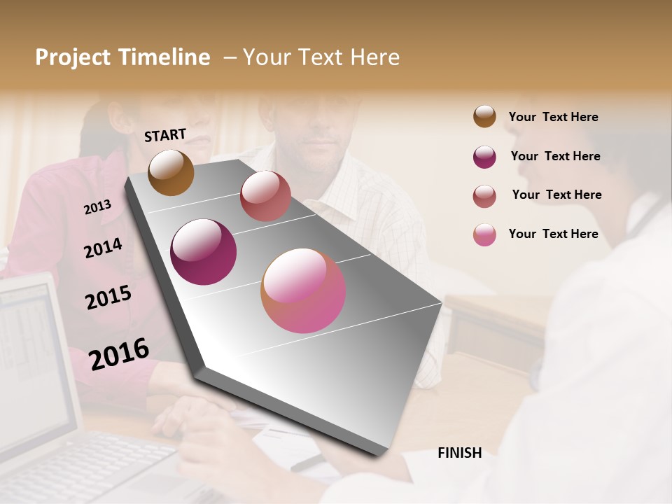 Doctor Checking Couples Details PowerPoint Template