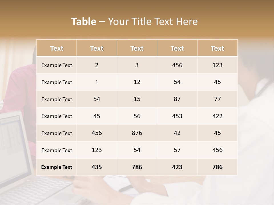 Doctor Checking Couples Details PowerPoint Template