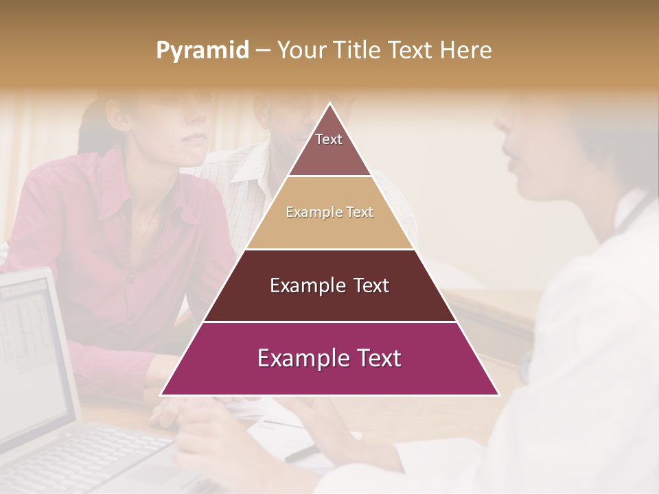 Doctor Checking Couples Details PowerPoint Template