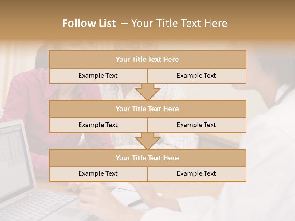 Doctor Checking Couples Details PowerPoint Template