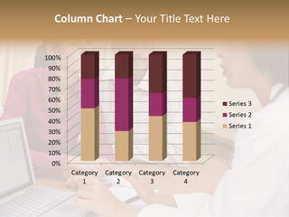 Doctor Checking Couples Details PowerPoint Template