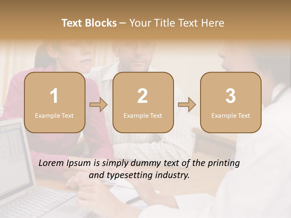 Doctor Checking Couples Details PowerPoint Template