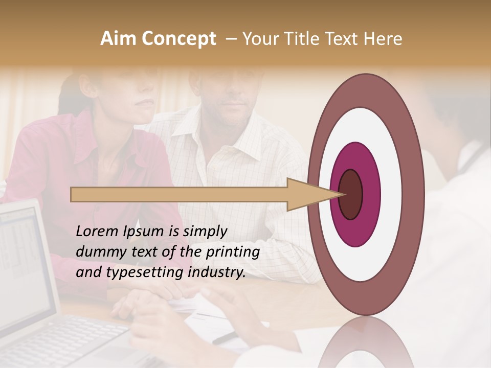 Doctor Checking Couples Details PowerPoint Template