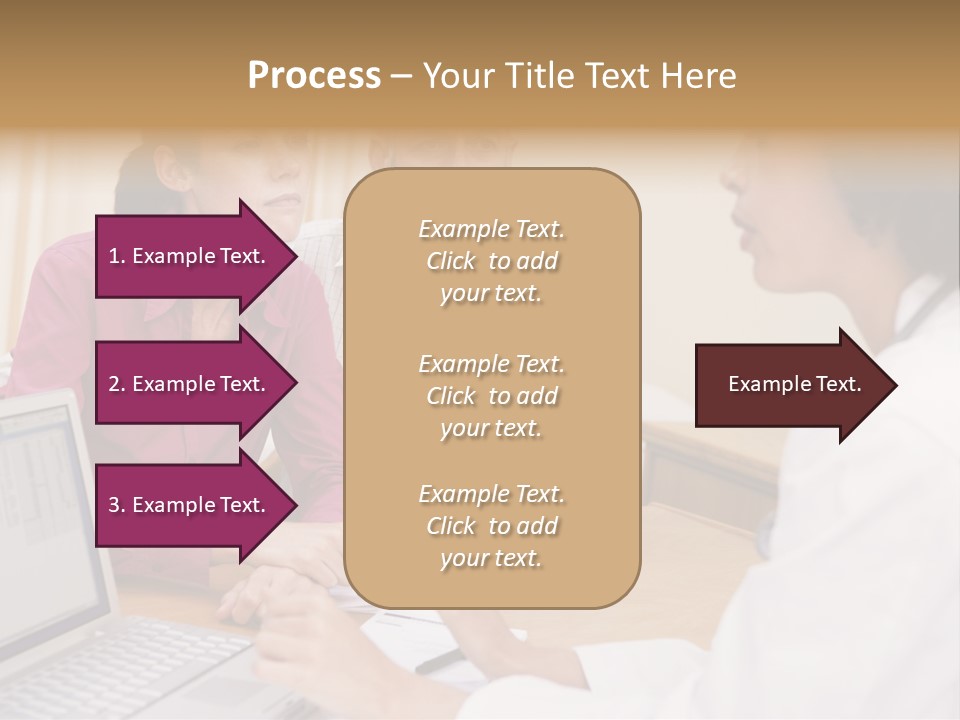 Doctor Checking Couples Details PowerPoint Template