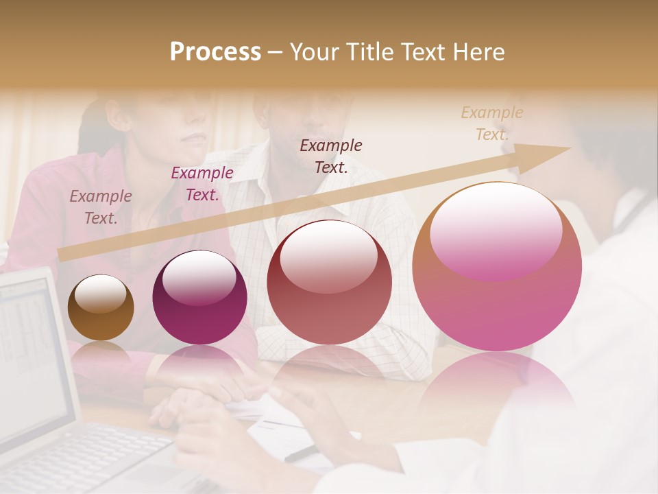 Doctor Checking Couples Details PowerPoint Template
