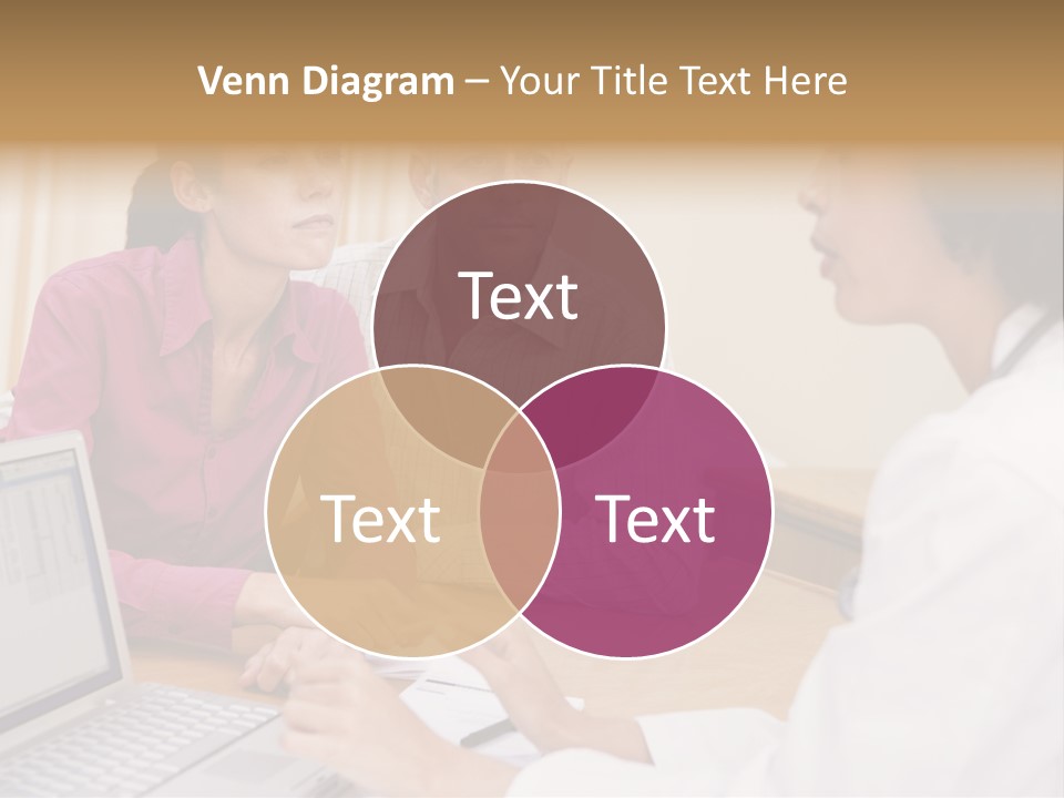 Doctor Checking Couples Details PowerPoint Template