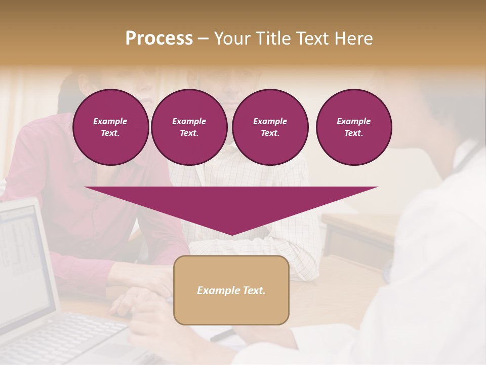 Doctor Checking Couples Details PowerPoint Template