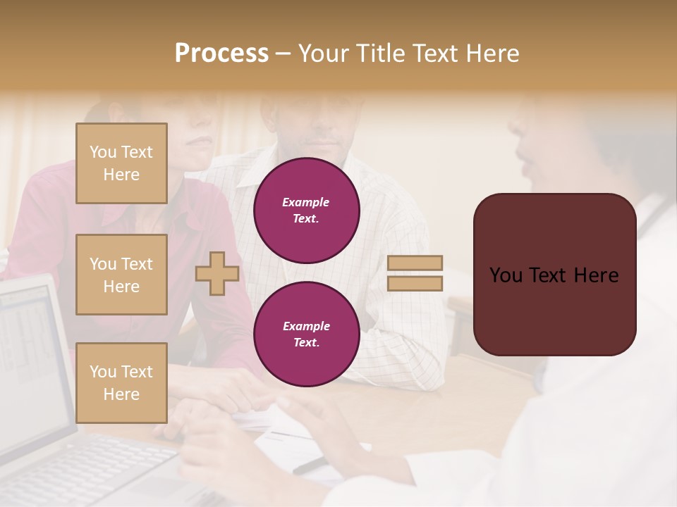 Doctor Checking Couples Details PowerPoint Template