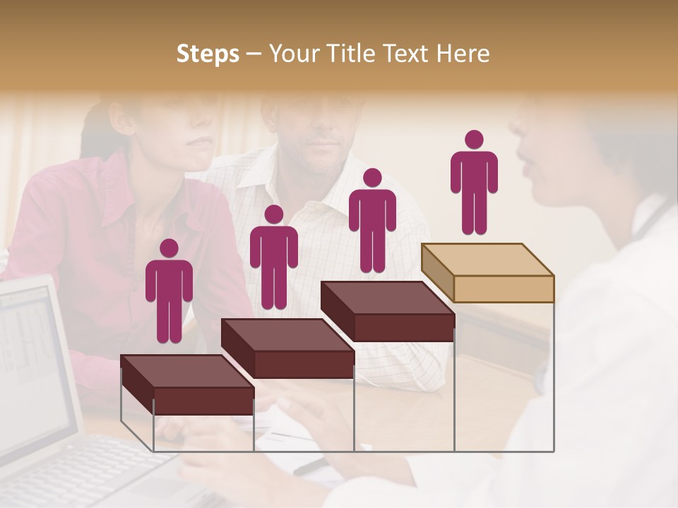 Doctor Checking Couples Details PowerPoint Template