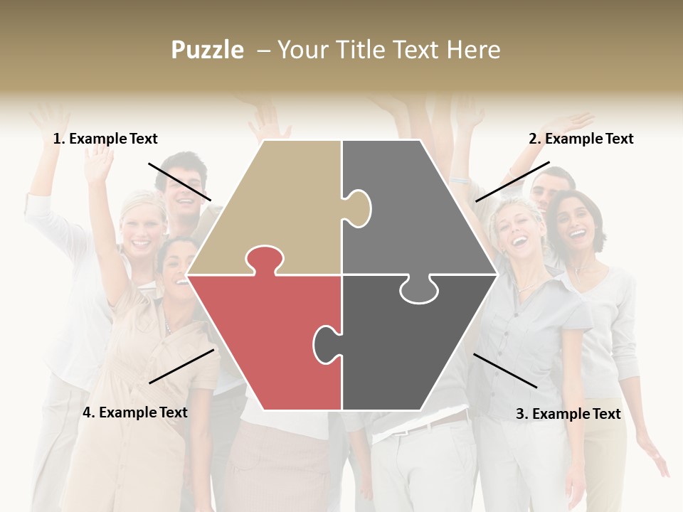 Man And His Dog Enjoying The Beautiful View PowerPoint Template