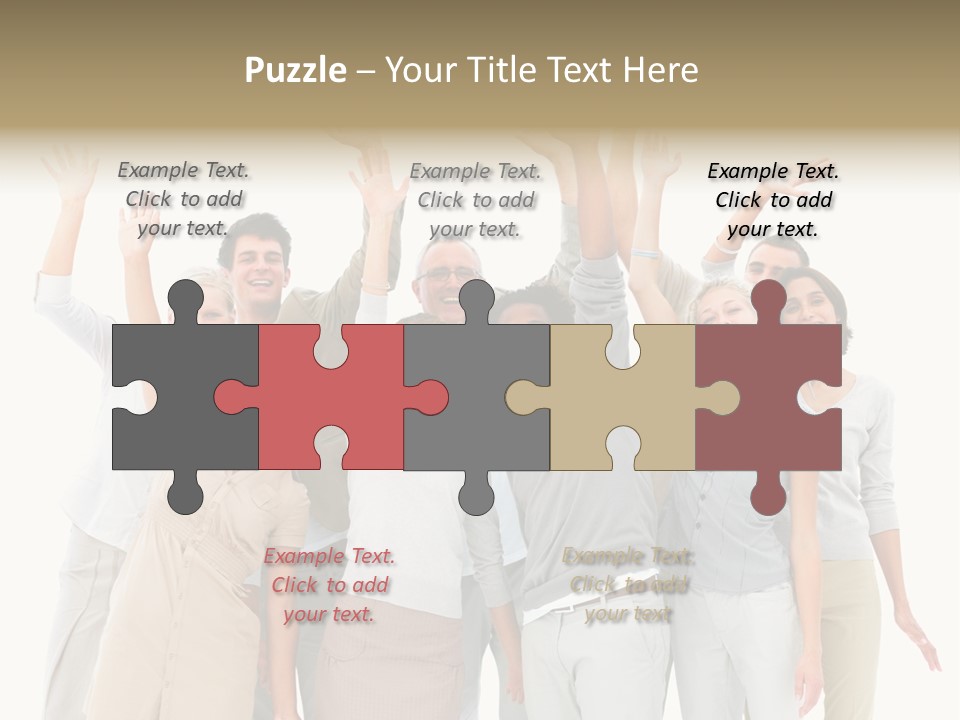 Man And His Dog Enjoying The Beautiful View PowerPoint Template