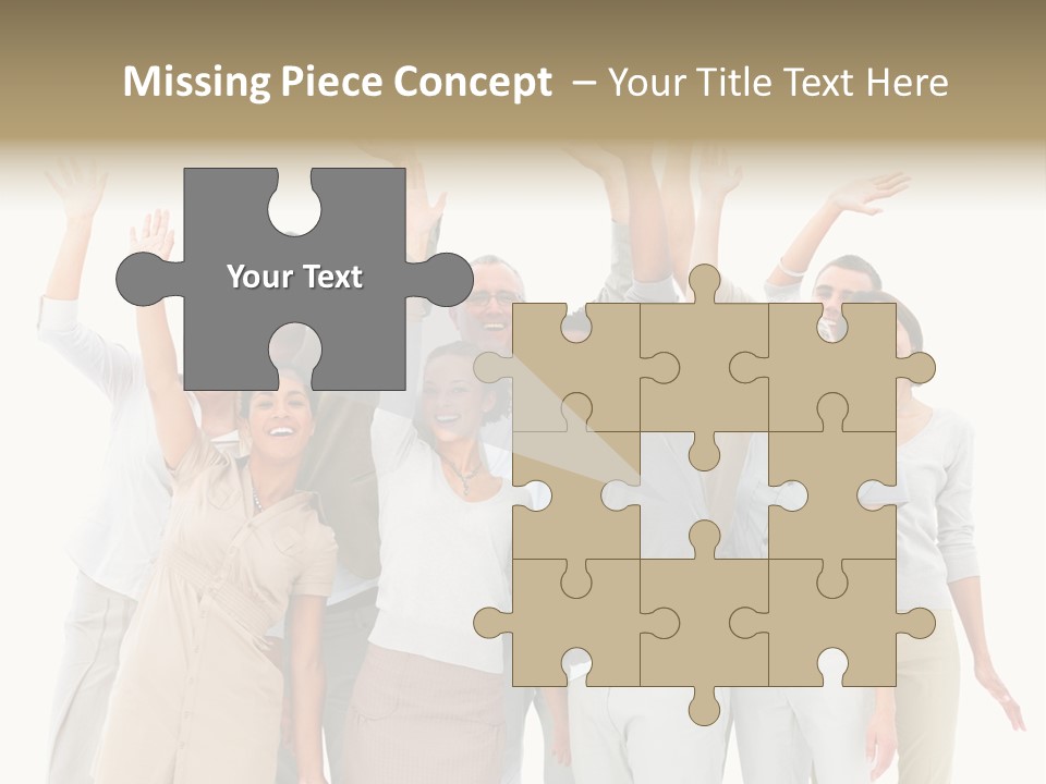 Man And His Dog Enjoying The Beautiful View PowerPoint Template