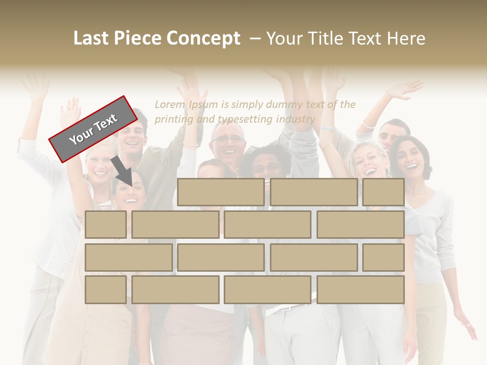 Man And His Dog Enjoying The Beautiful View PowerPoint Template