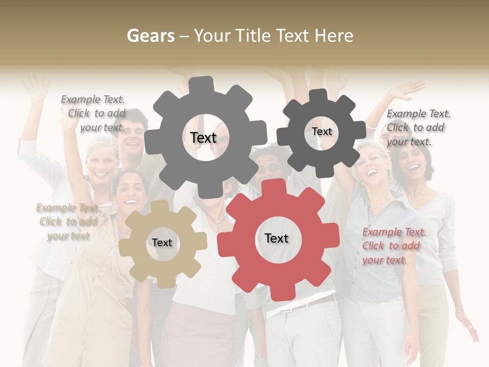 Man And His Dog Enjoying The Beautiful View PowerPoint Template