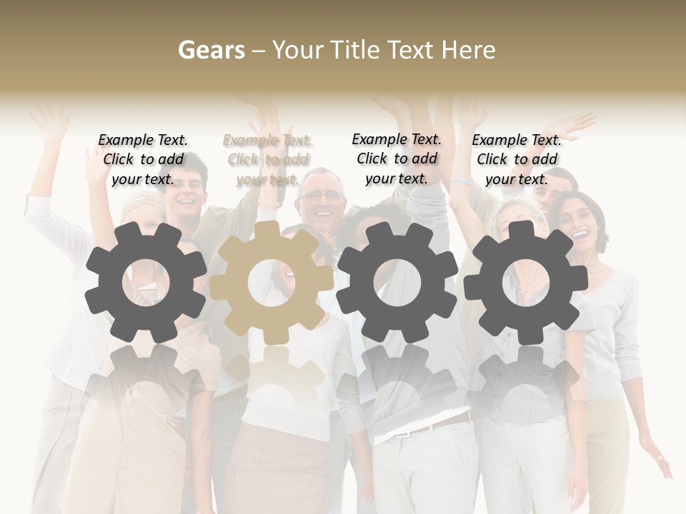 Man And His Dog Enjoying The Beautiful View PowerPoint Template