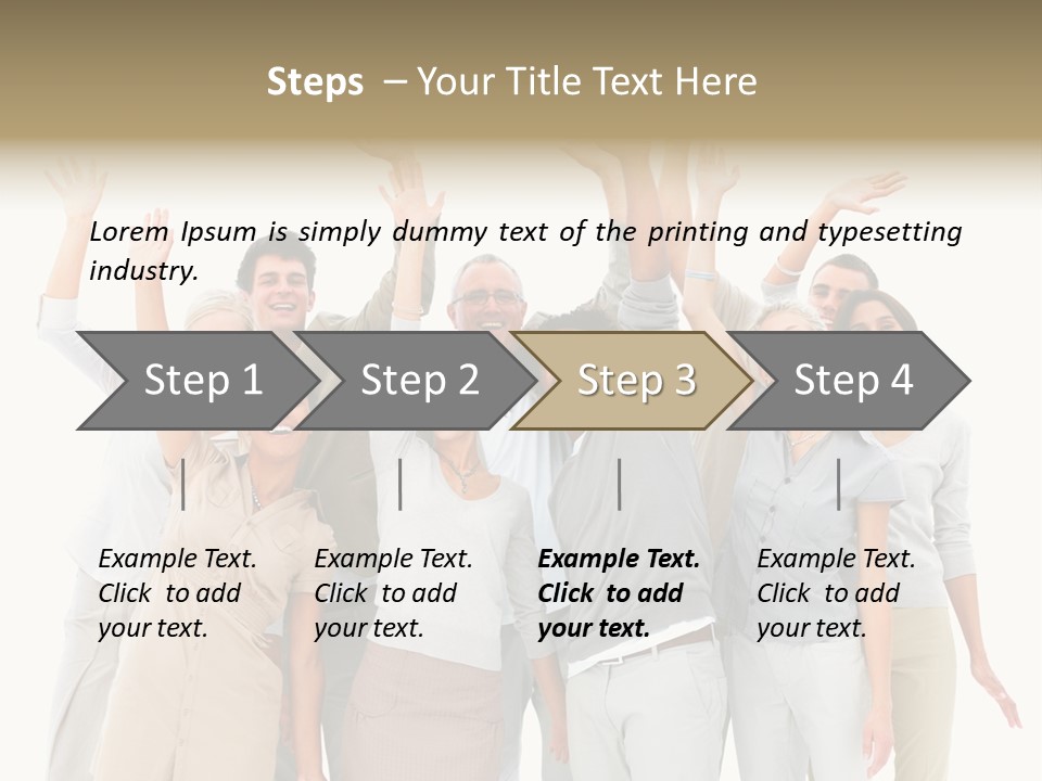 Man And His Dog Enjoying The Beautiful View PowerPoint Template