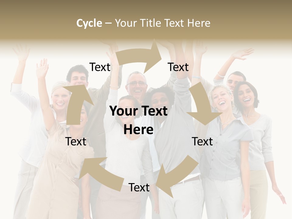 Man And His Dog Enjoying The Beautiful View PowerPoint Template