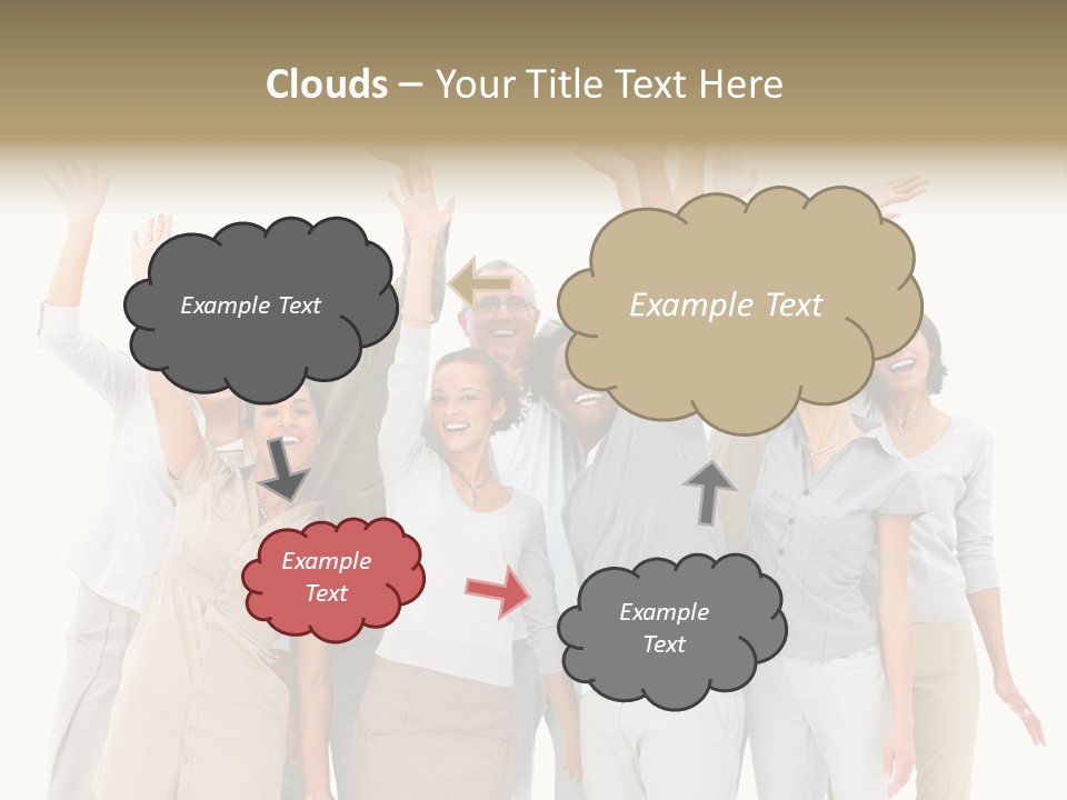 Man And His Dog Enjoying The Beautiful View PowerPoint Template