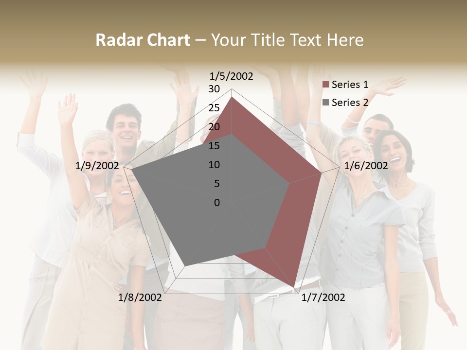 Man And His Dog Enjoying The Beautiful View PowerPoint Template