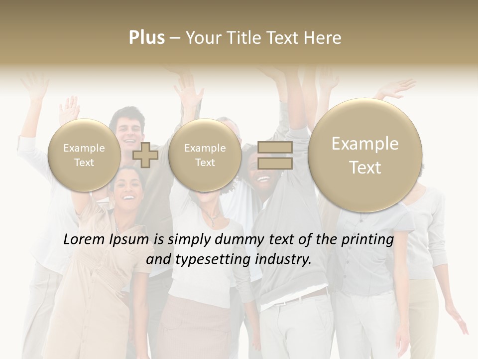 Man And His Dog Enjoying The Beautiful View PowerPoint Template