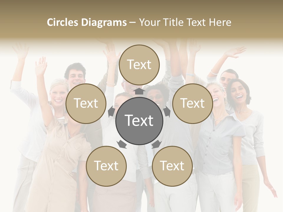 Man And His Dog Enjoying The Beautiful View PowerPoint Template