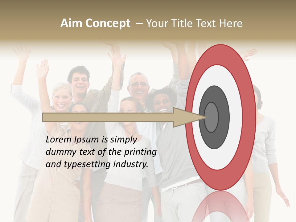 Man And His Dog Enjoying The Beautiful View PowerPoint Template