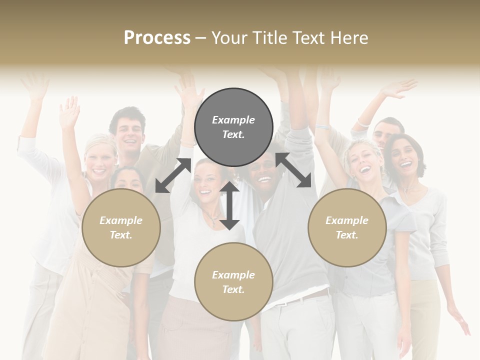 Man And His Dog Enjoying The Beautiful View PowerPoint Template