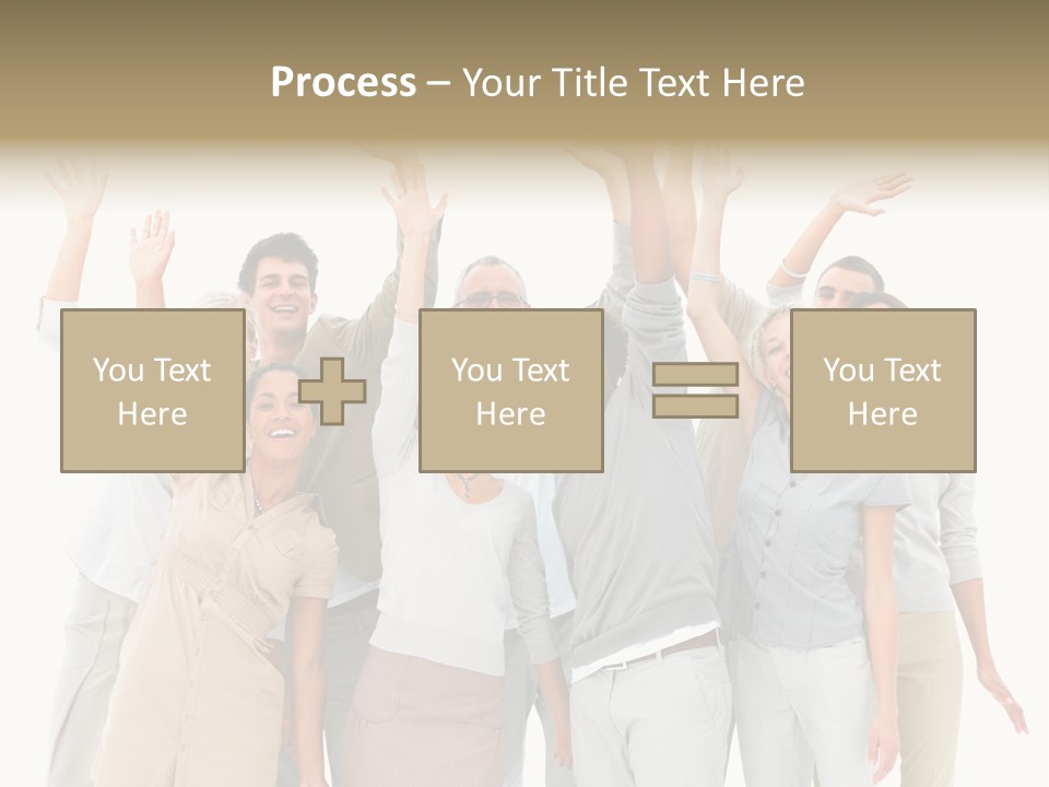 Man And His Dog Enjoying The Beautiful View PowerPoint Template