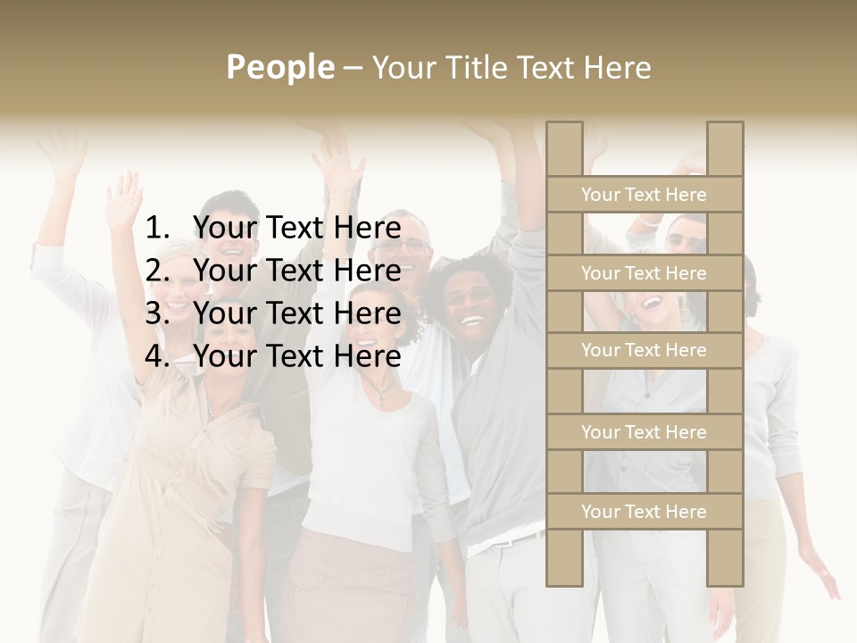 Man And His Dog Enjoying The Beautiful View PowerPoint Template