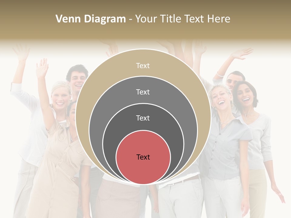 Man And His Dog Enjoying The Beautiful View PowerPoint Template