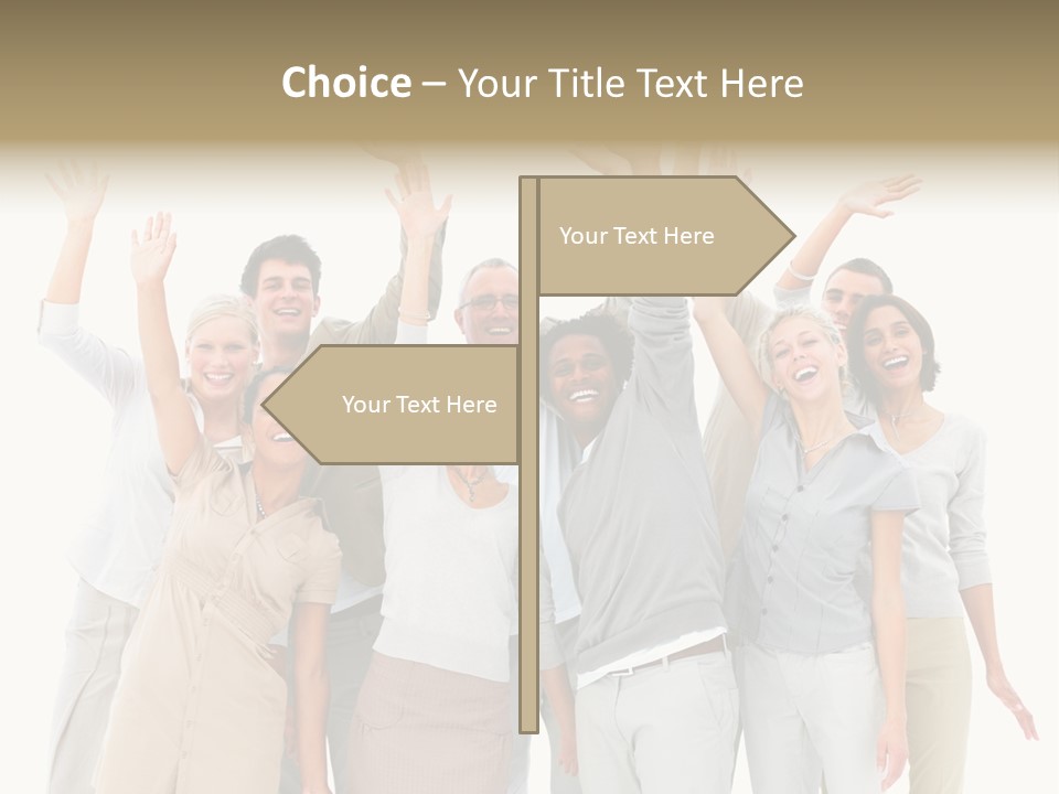 Man And His Dog Enjoying The Beautiful View PowerPoint Template