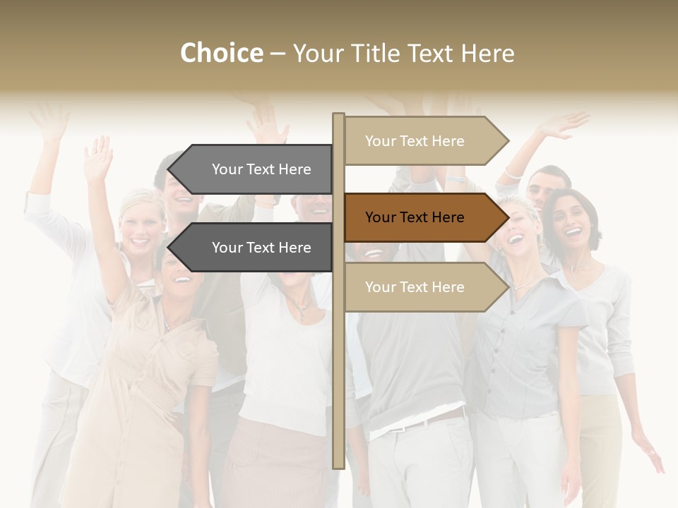 Man And His Dog Enjoying The Beautiful View PowerPoint Template